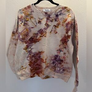 Anna Joyce Designs hand ice dyed sweatshirt